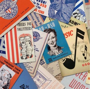 Memorabilia collage 2005 USO Annual Report