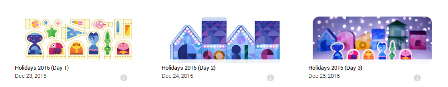 Google Holiday Doodles 2015