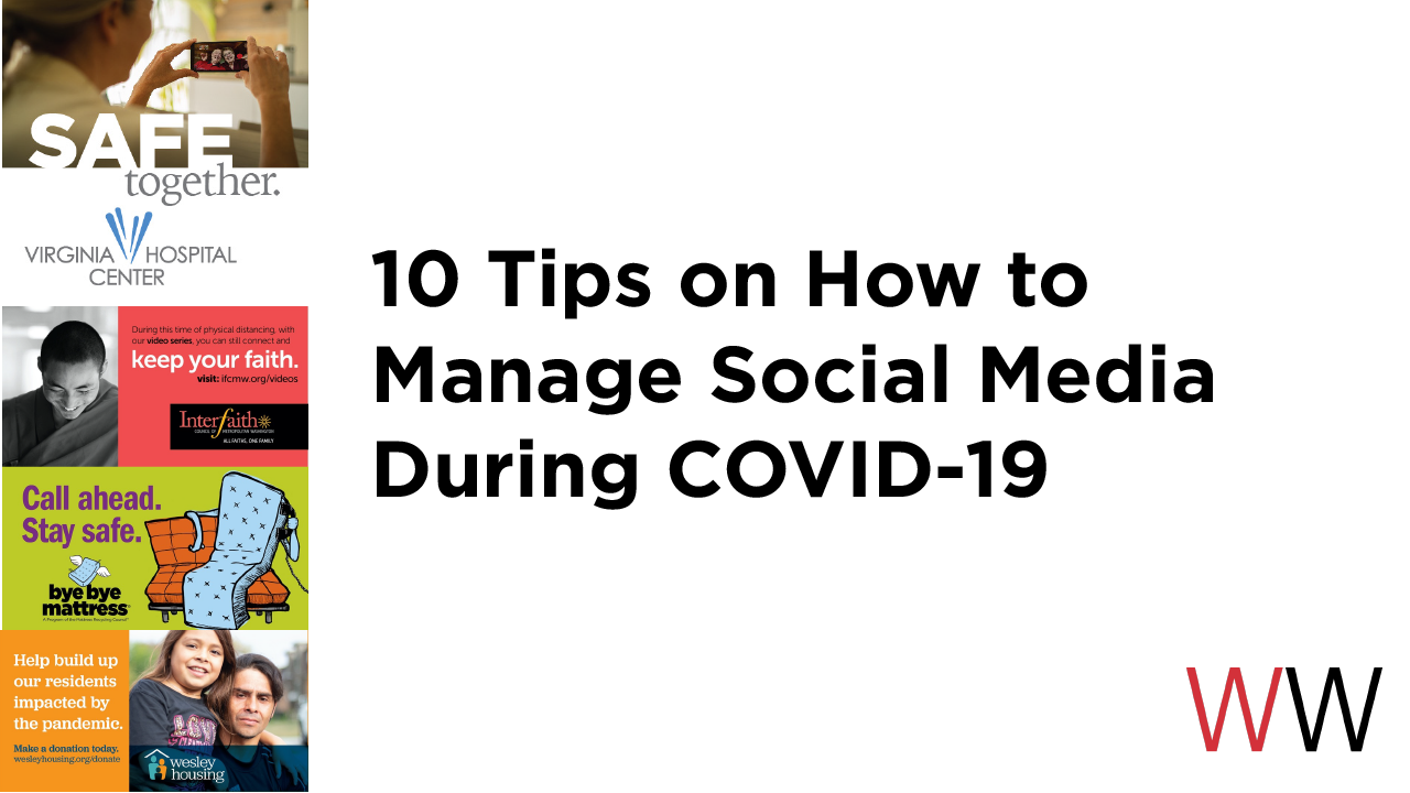 10 Tips on Social Media During COVID-19