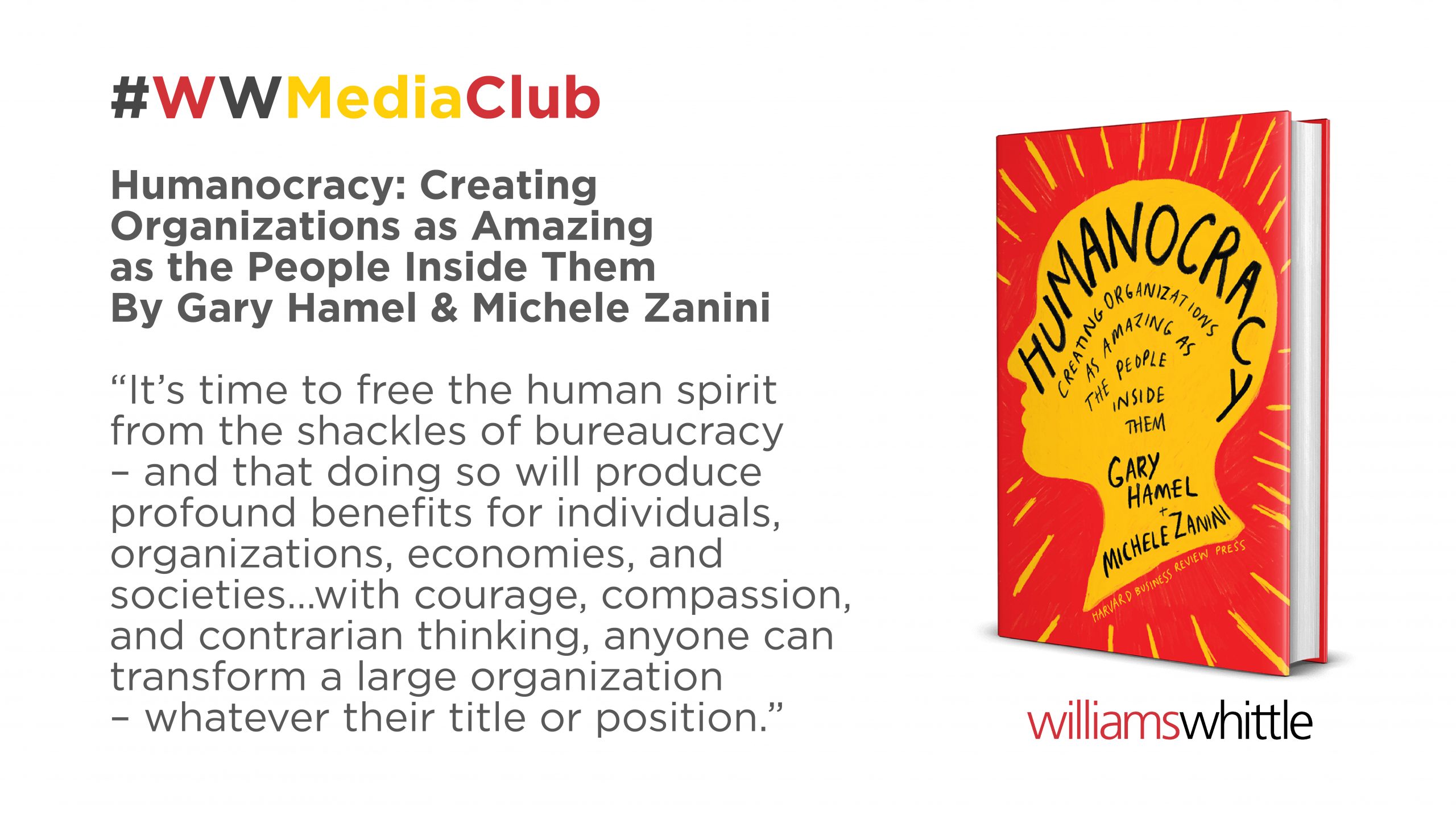 WW Media Club Book Review Humanocracy