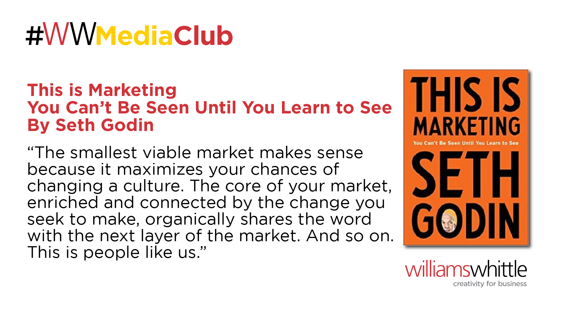 This is Marketing: You Can’t Be Seen Until You Learn to See