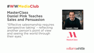 MasterClass: Daniel Pink Teaches Sales and Persuasion